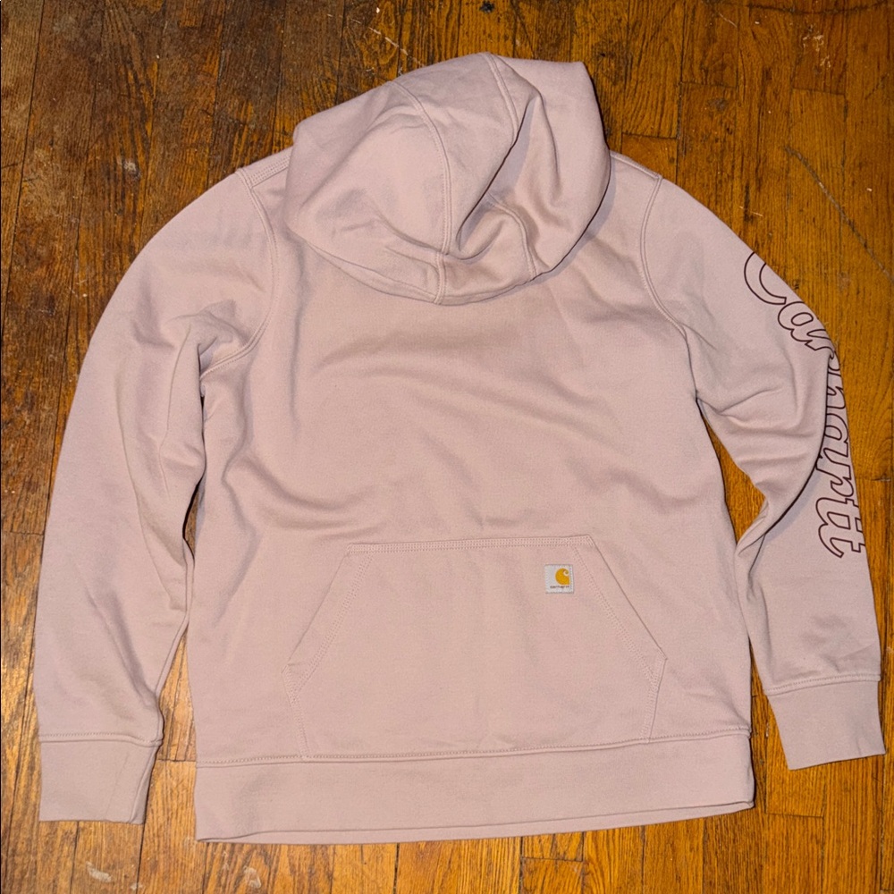 Carhartt Men's Light Pink Hoodie Sweater